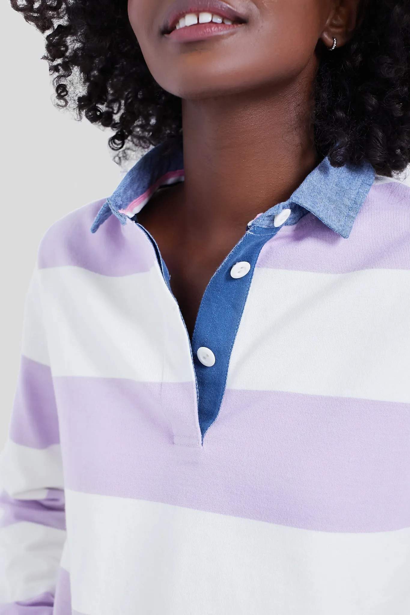 Iris Marsh Stripe Rugby sold by Tuckernuck product image thumbnail 5