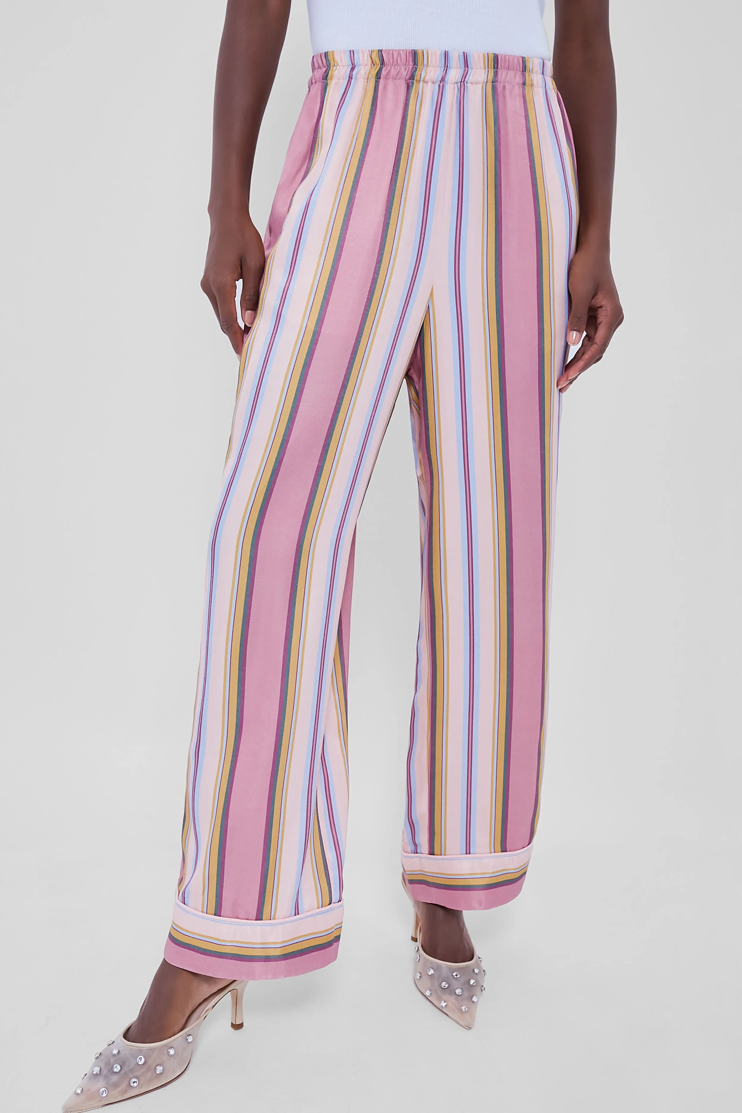 Blush Stripes Pants sold by Tuckernuck