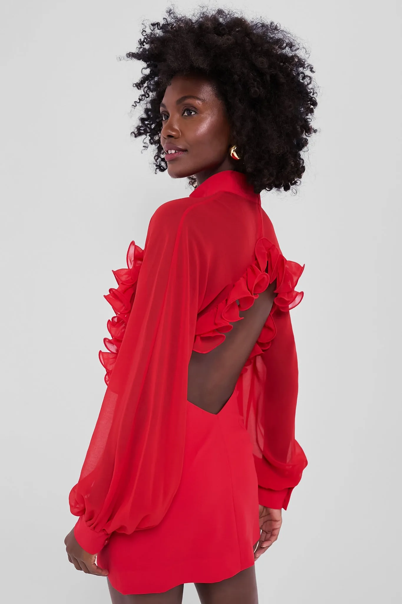 Red Julia Mini Dress sold by Tuckernuck product image thumbnail 4