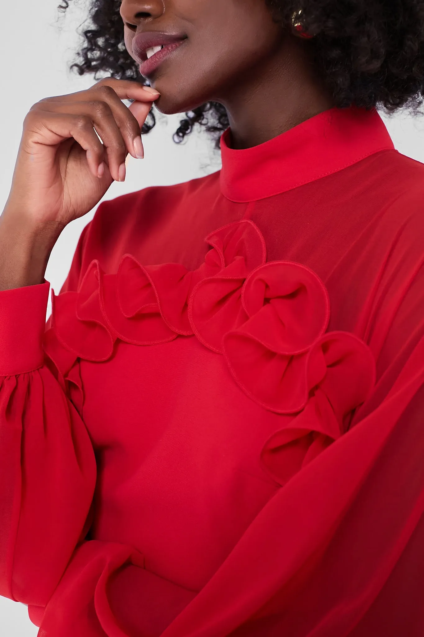 Red Julia Mini Dress sold by Tuckernuck product image thumbnail 5