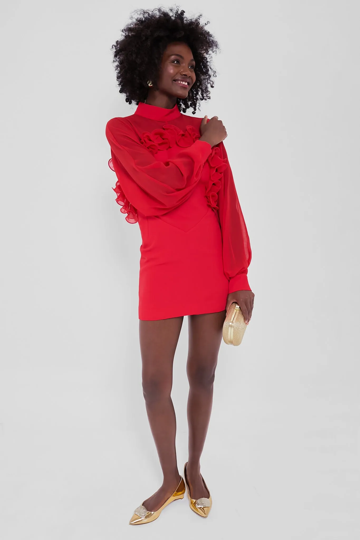 Red Julia Mini Dress sold by Tuckernuck product image thumbnail 2