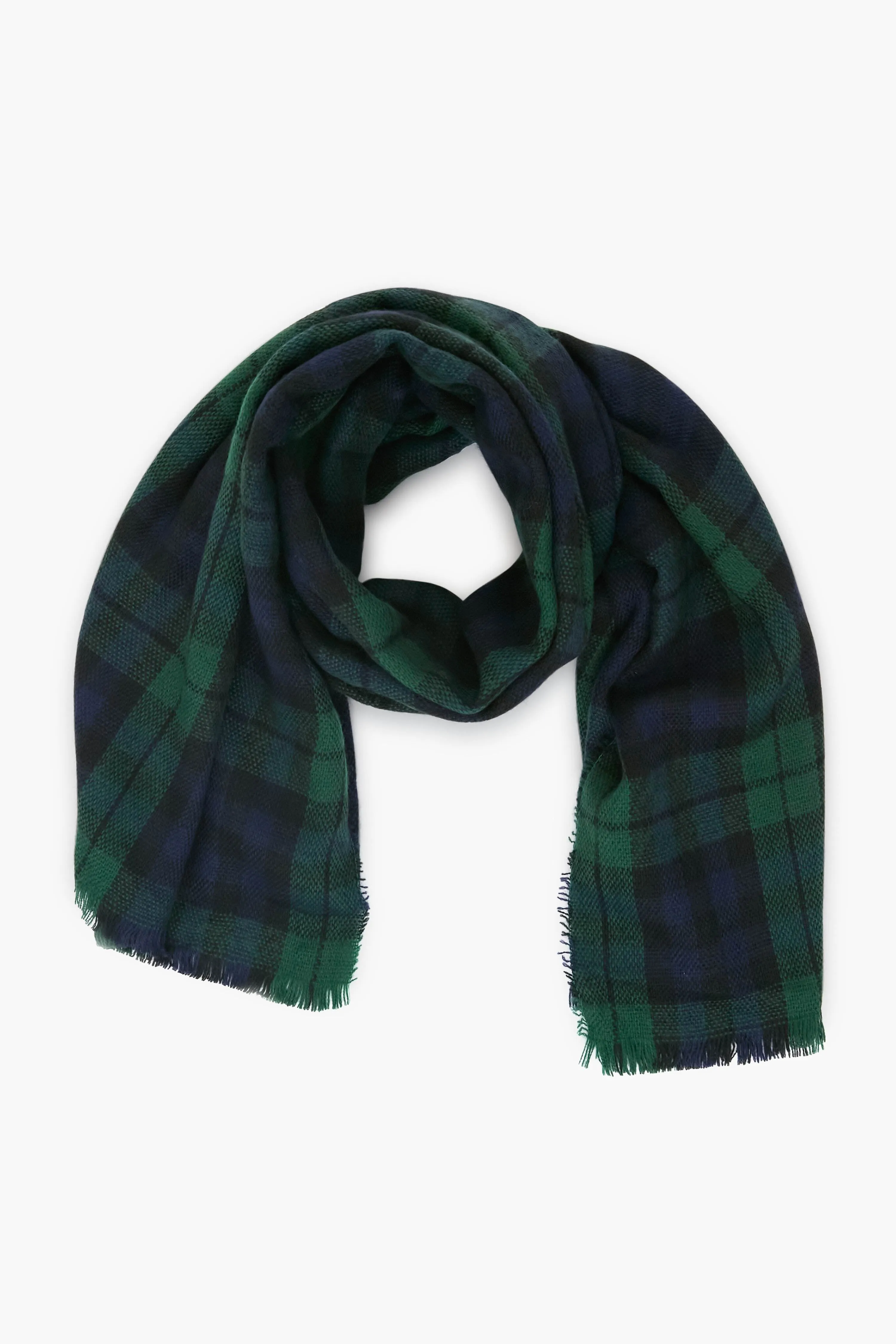 Exclusive Blackwatch Tartan Blanket Scarf sold by Tuckernuck