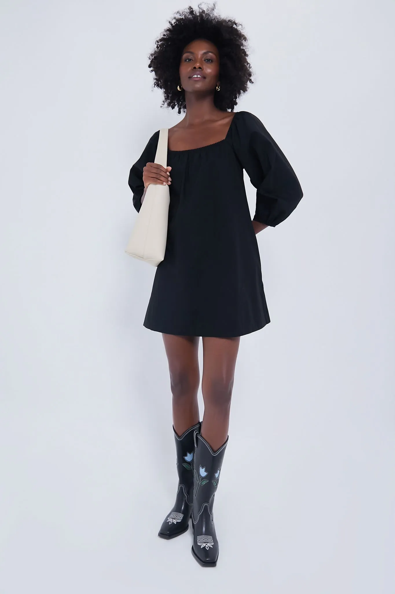 Black Dali Mini Dress sold by Tuckernuck product image thumbnail 2