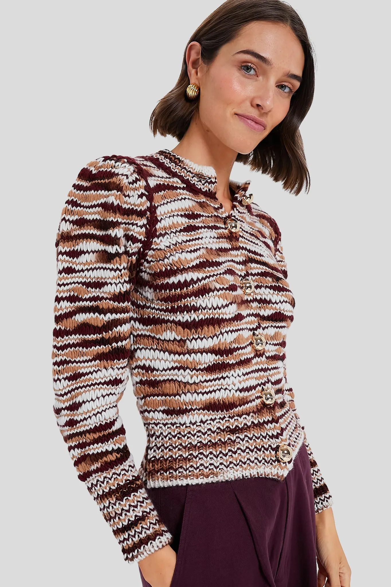 Brown Multi Yasmine Cardigan sold by Tuckernuck product image thumbnail 3