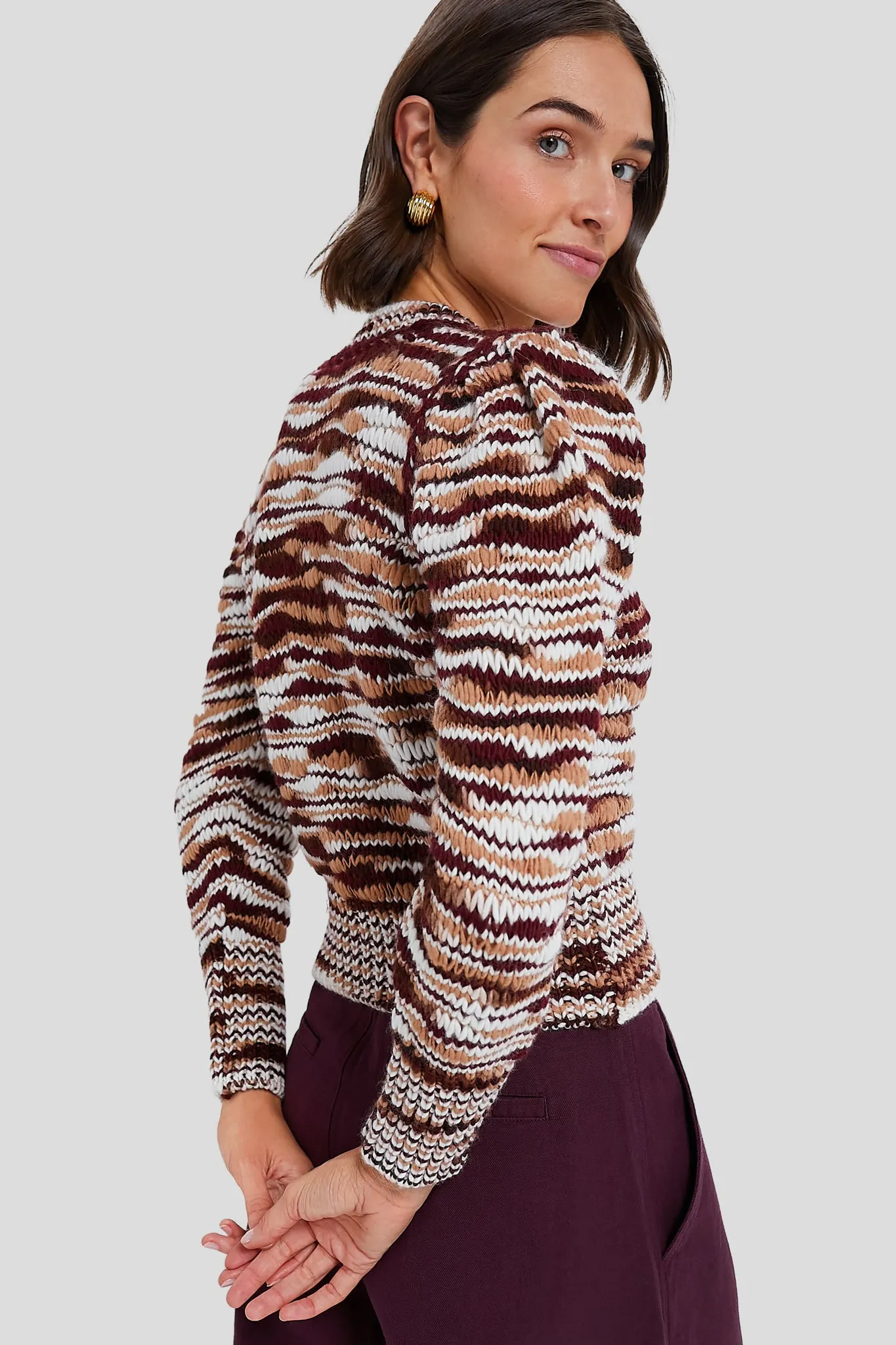 Brown Multi Yasmine Cardigan sold by Tuckernuck product image thumbnail 4