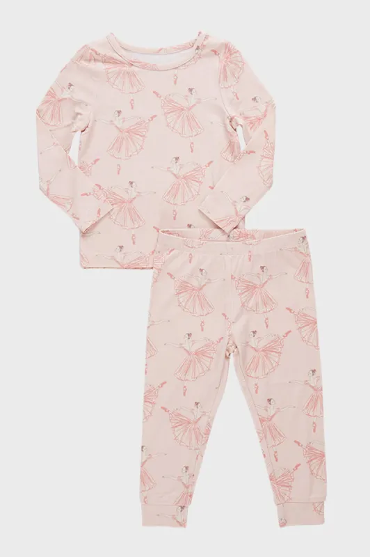 Ballerinas Bamboo PJ Set sold by Tuckernuck