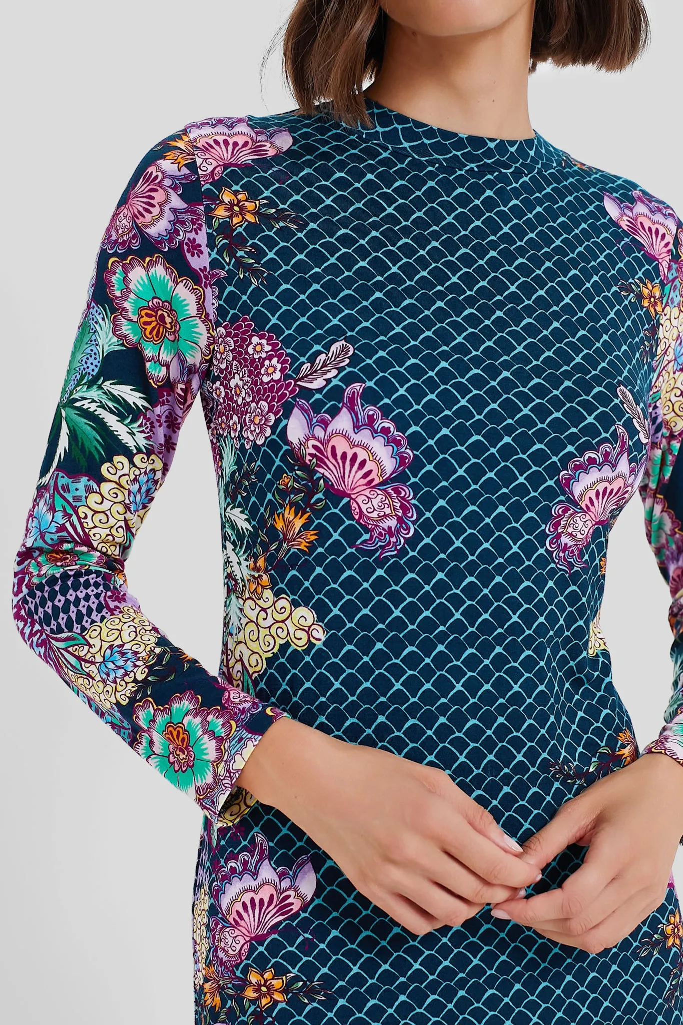Navy Stargaze Ellie Midi Dress sold by Tuckernuck product image thumbnail 5