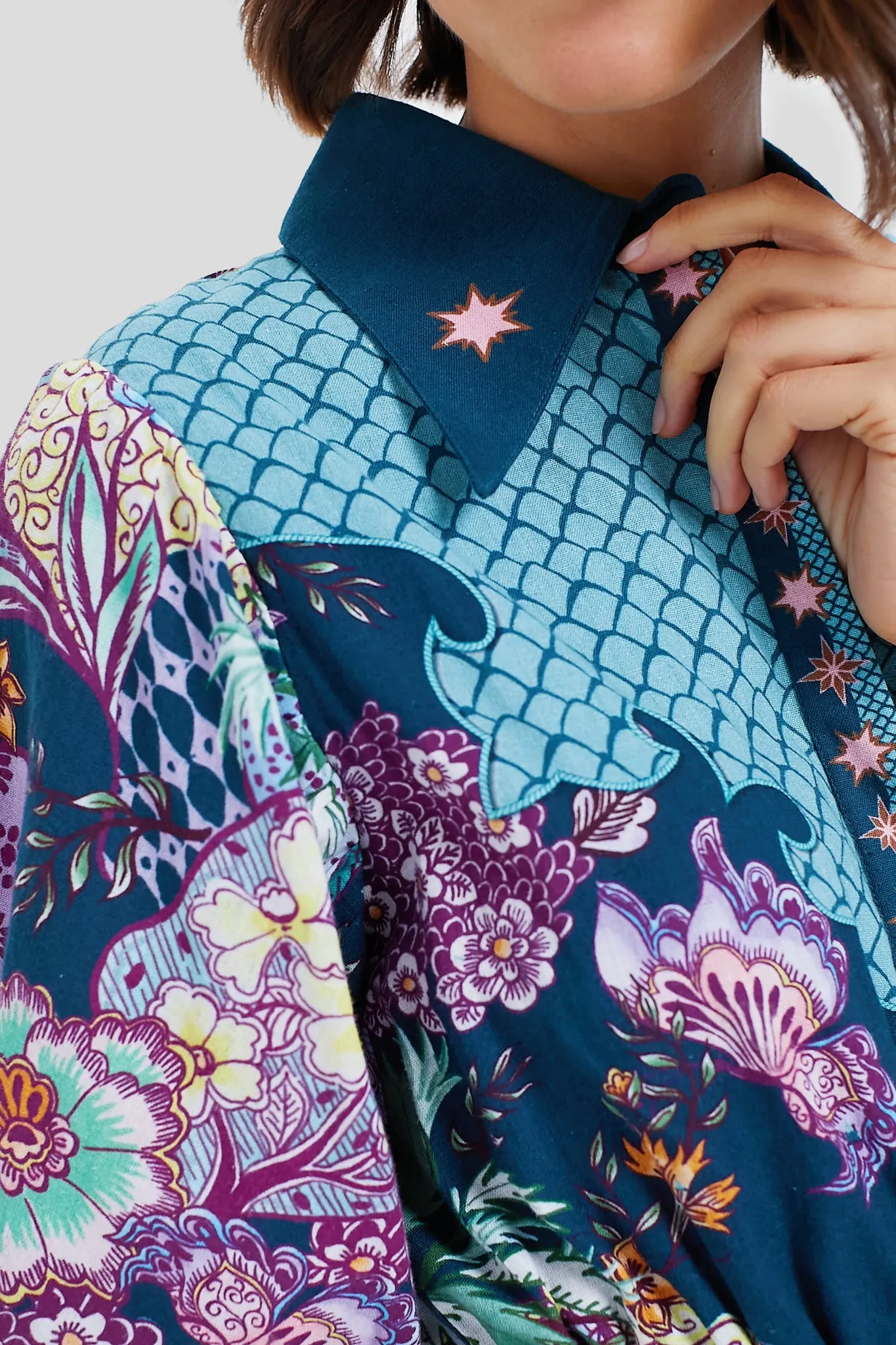 Navy Stargaze Celia Dress sold by Tuckernuck product image thumbnail 5