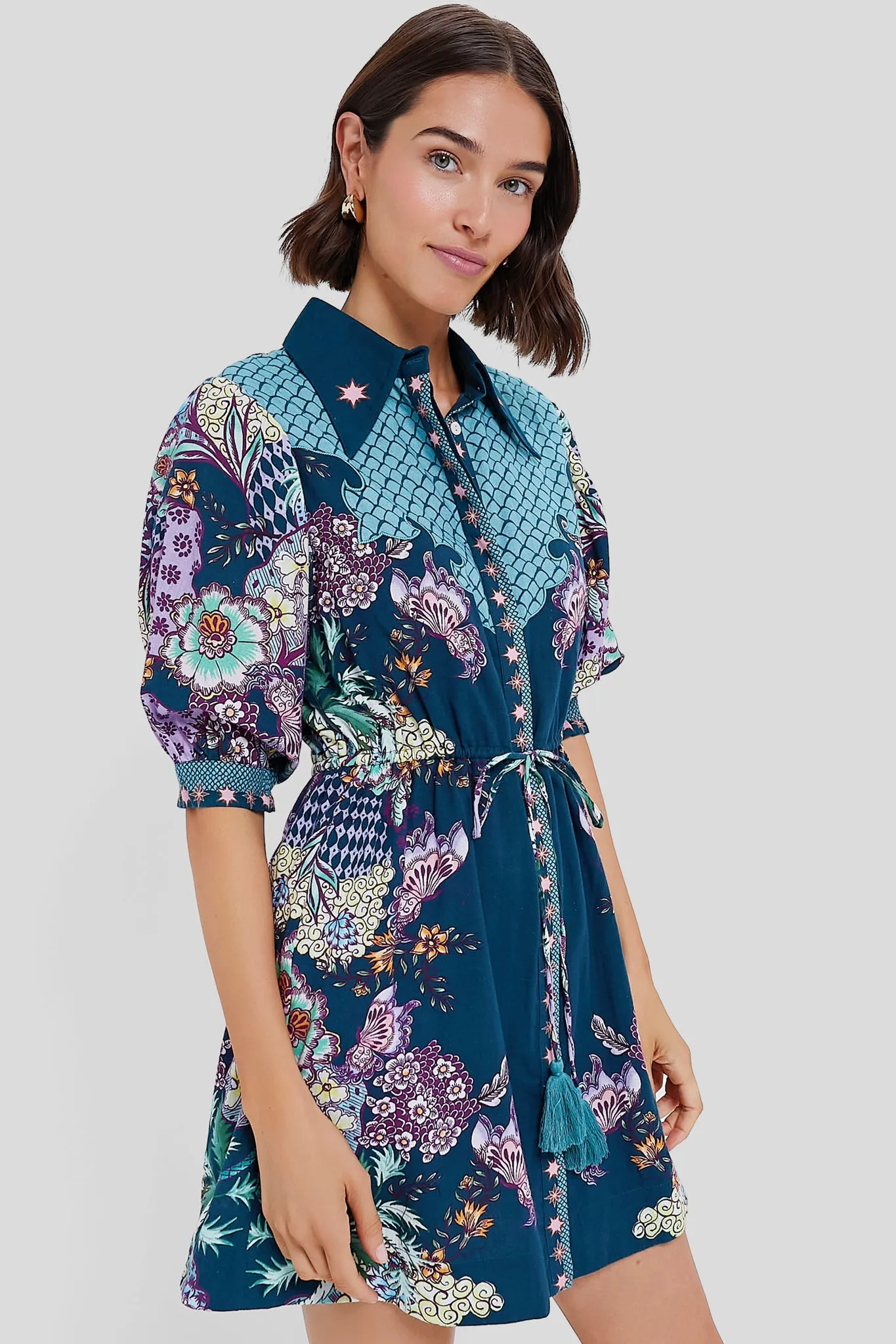 Navy Stargaze Celia Dress sold by Tuckernuck product image thumbnail 3