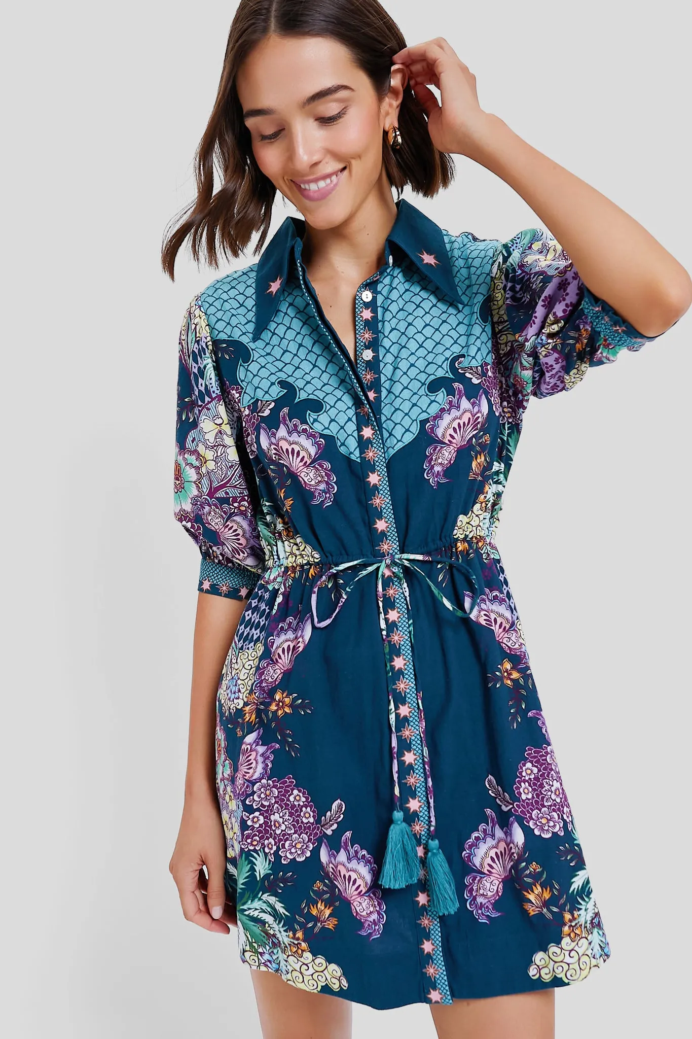 Navy Stargaze Celia Dress sold by Tuckernuck