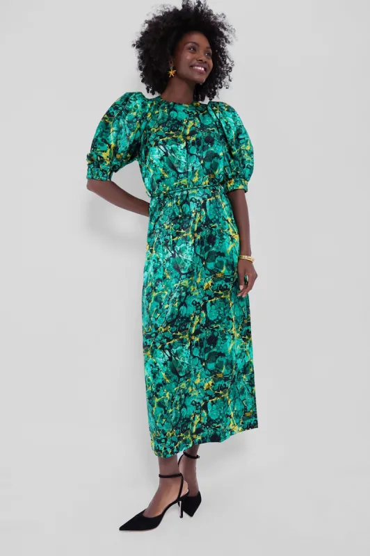 Multi Sunburst Midi Dress sold by Tuckernuck