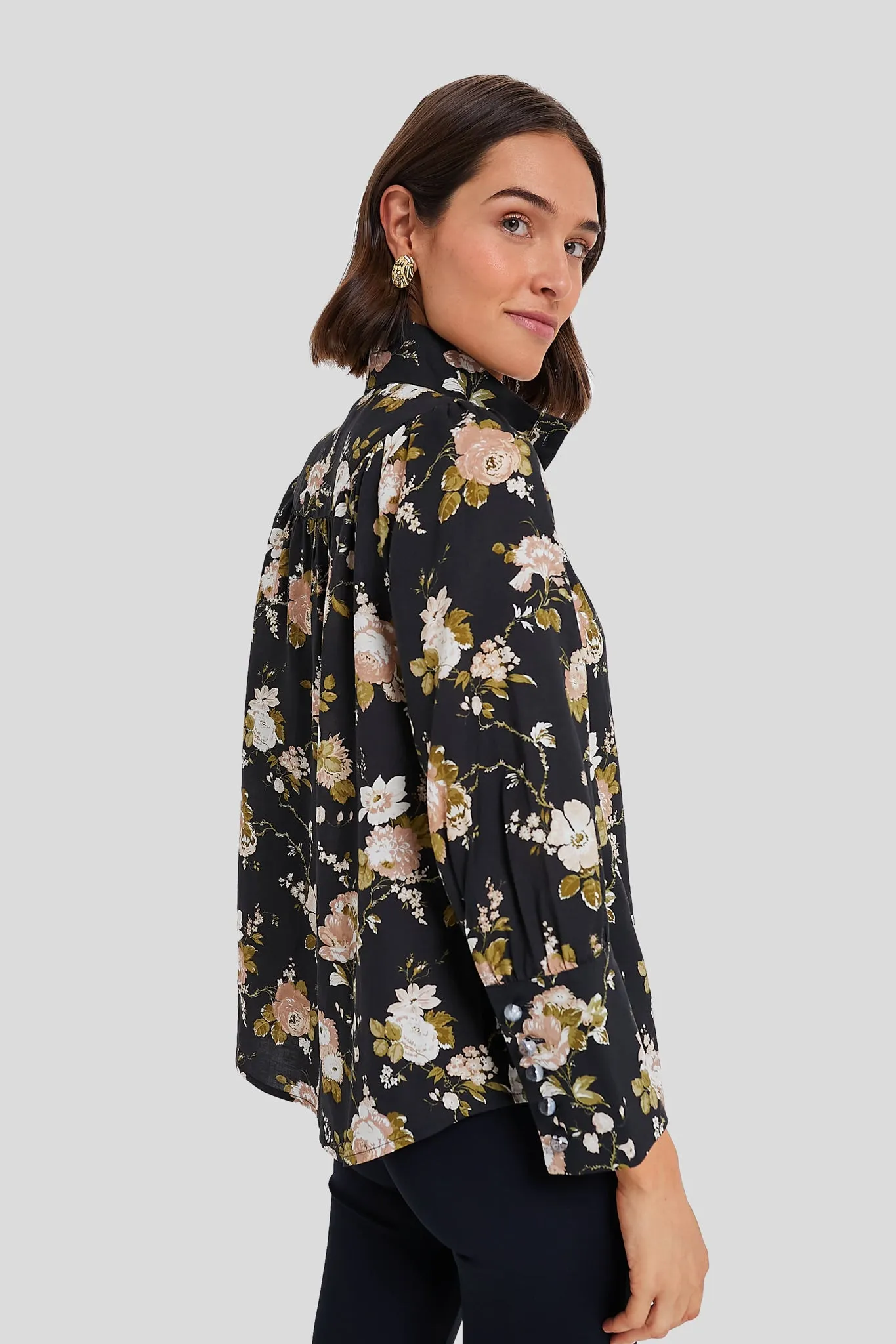 Midnight Garden Corrigan Blouse sold by Tuckernuck product image thumbnail 4