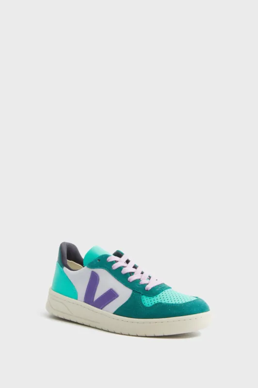 Multicolor Swan Purple Pierre V-10 Sneakers made by Veja