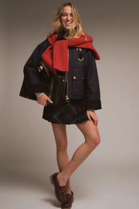 Dark Navy Nora Casual Jacket made by Barbour