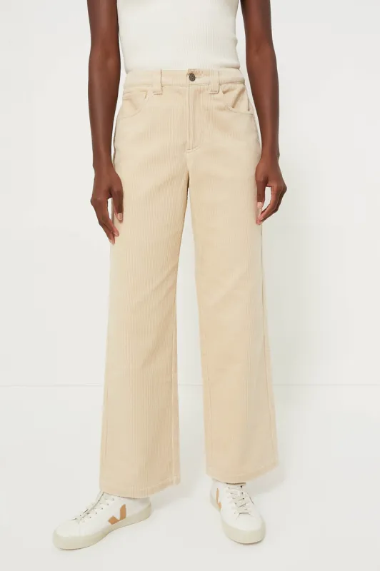 Bone Camden Pant in Corduroy sold by Tuckernuck