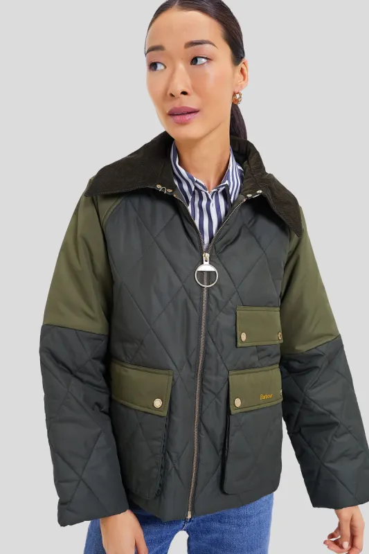 Olive Milby Quilted Jacket sold by Tuckernuck