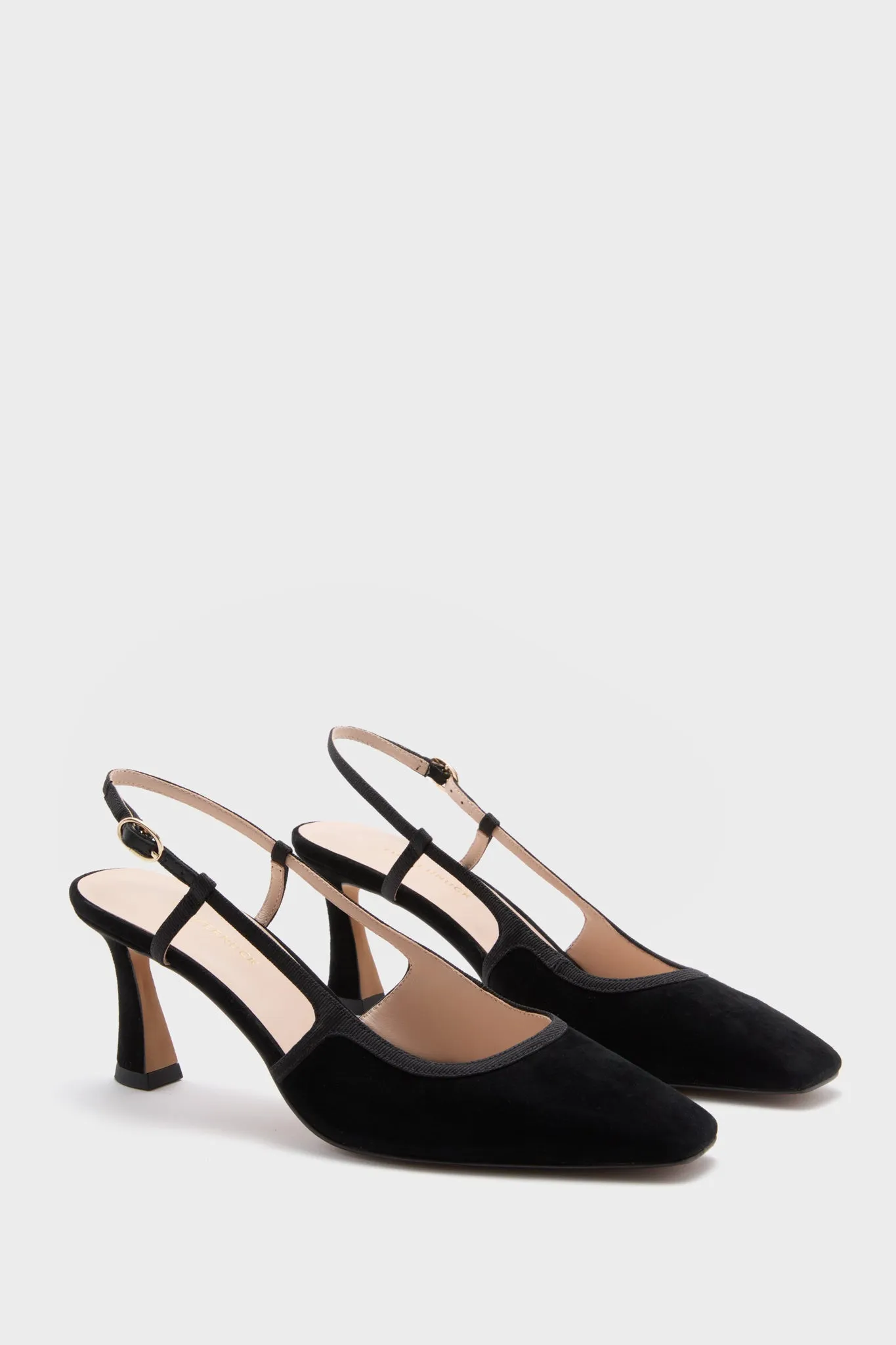 Black Suede Lia Heels sold by Tuckernuck product image thumbnail 4