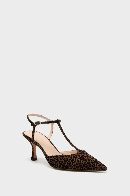 Leopard Velvet Margot Heels sold by Tuckernuck