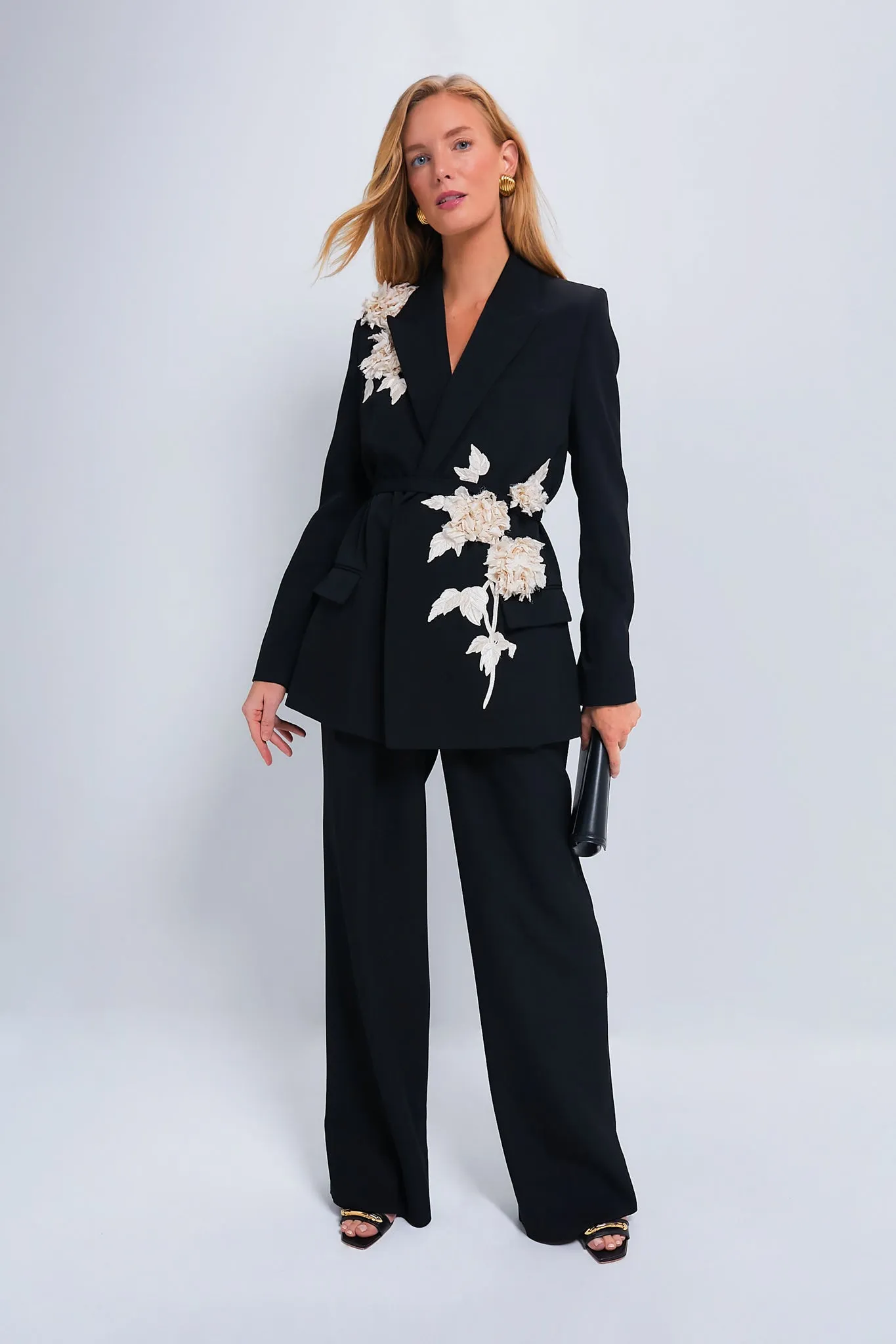 Black Wide Leg Trousers sold by Tuckernuck product image thumbnail 2