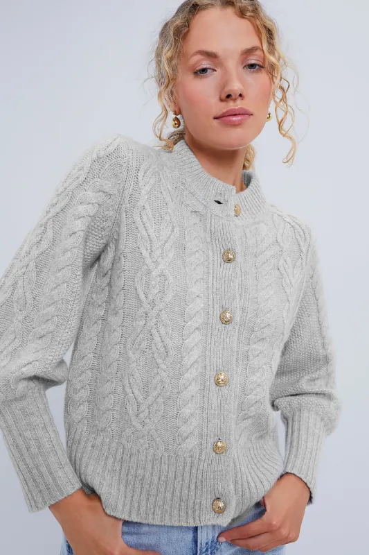 Gray Cashmere Colette Cardigan sold by Tuckernuck