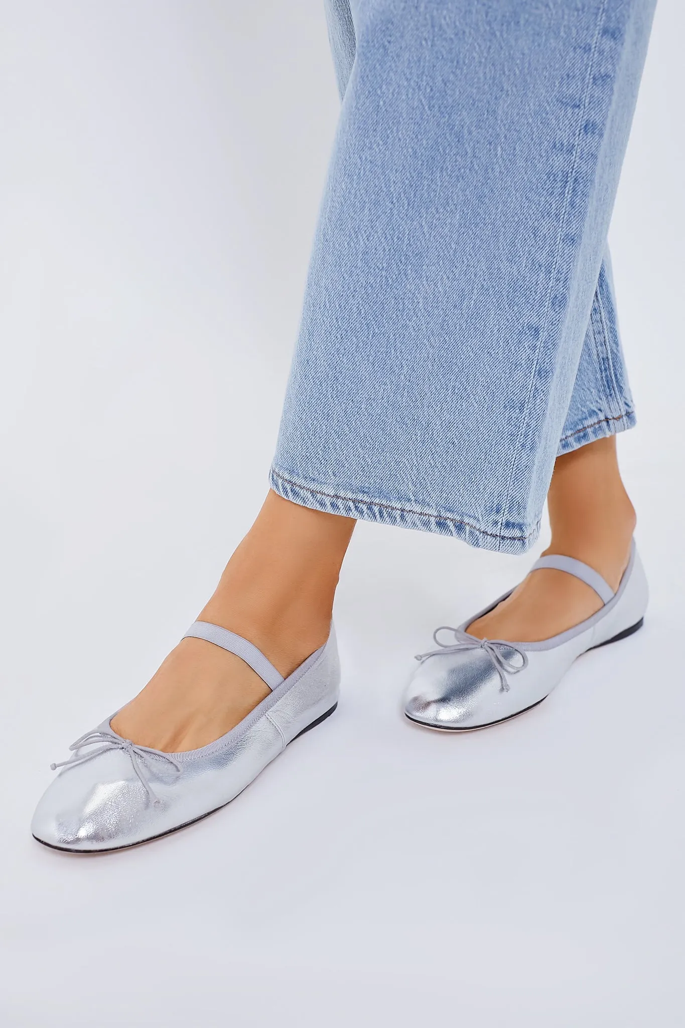 Metallic Silver Leonie Flats sold by Tuckernuck product image thumbnail 5