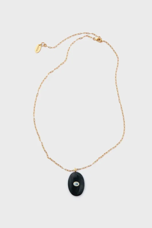 Black Tigre Pendant Necklace sold by Tuckernuck