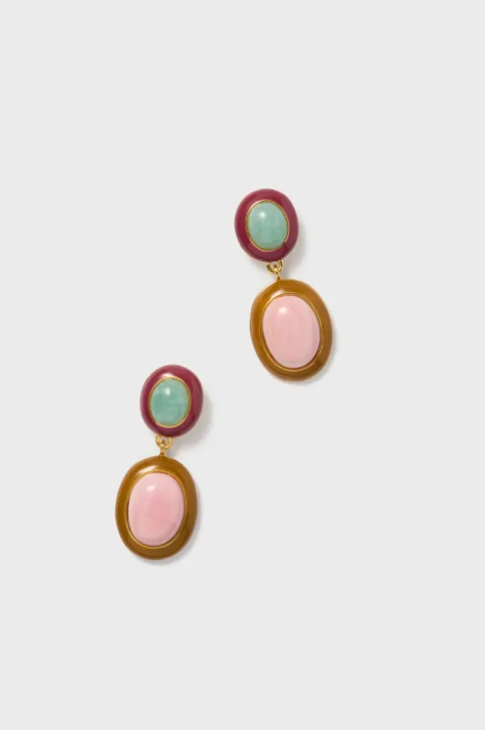 Pink Conch Papaya Earrings sold by Tuckernuck