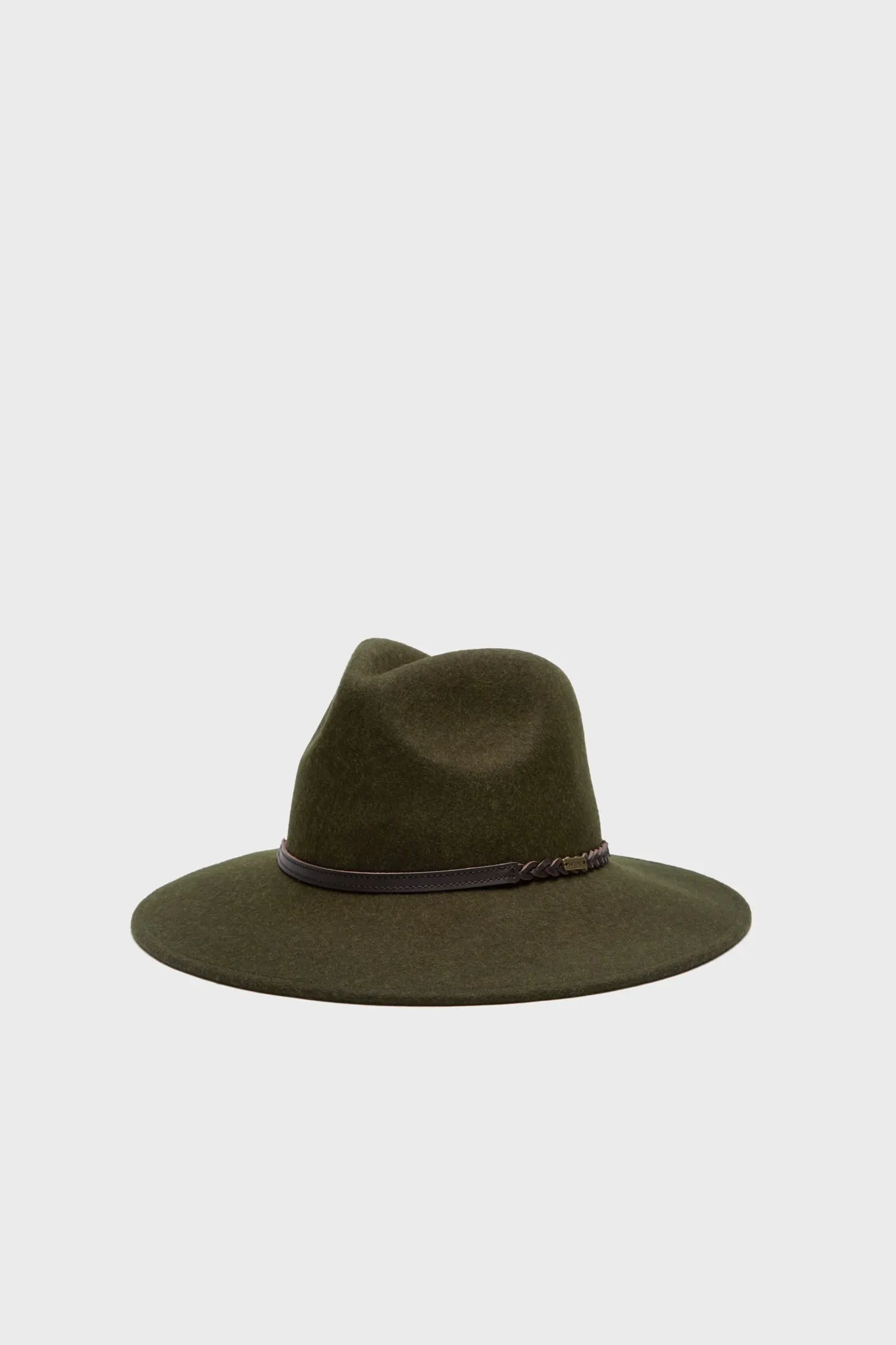 Olive Melange Tack Fedora sold by Tuckernuck product image thumbnail 4