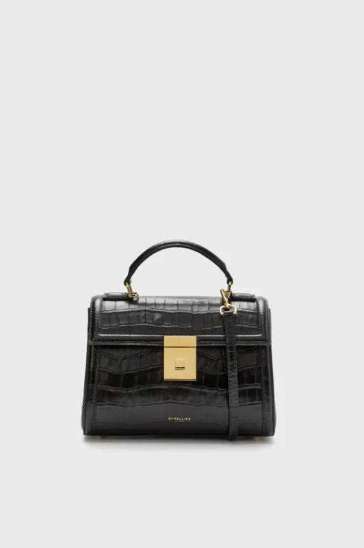 Black Croc Paris Bag sold by Tuckernuck