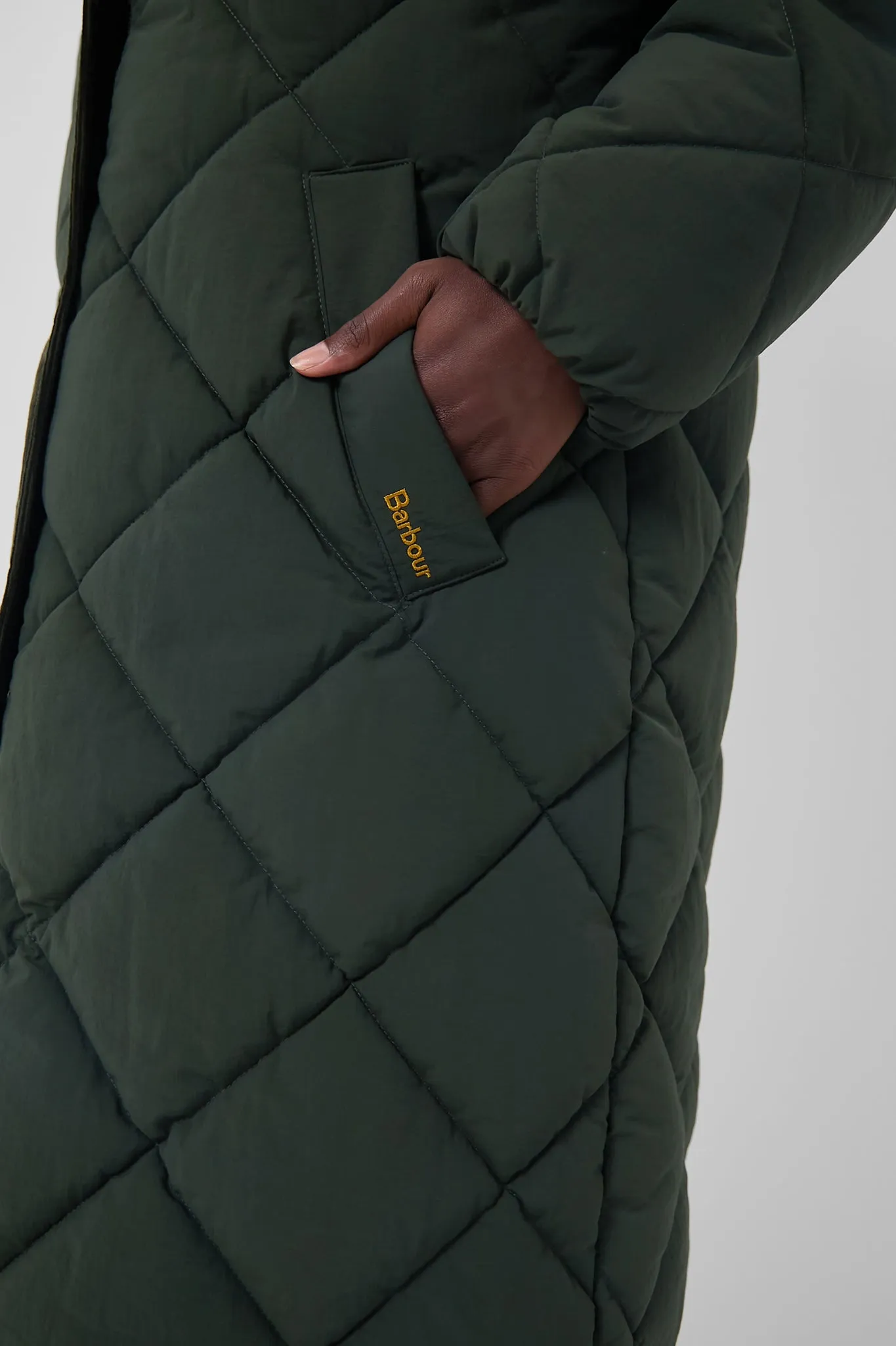 Olive Bearnie Puffer Quilted Coat sold by Tuckernuck product image thumbnail 5