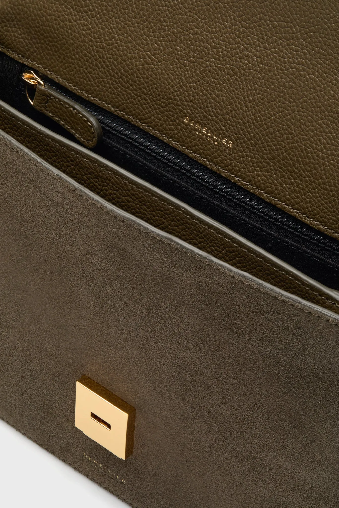 Olive Suede Vancouver Bag sold by Tuckernuck product image thumbnail 5