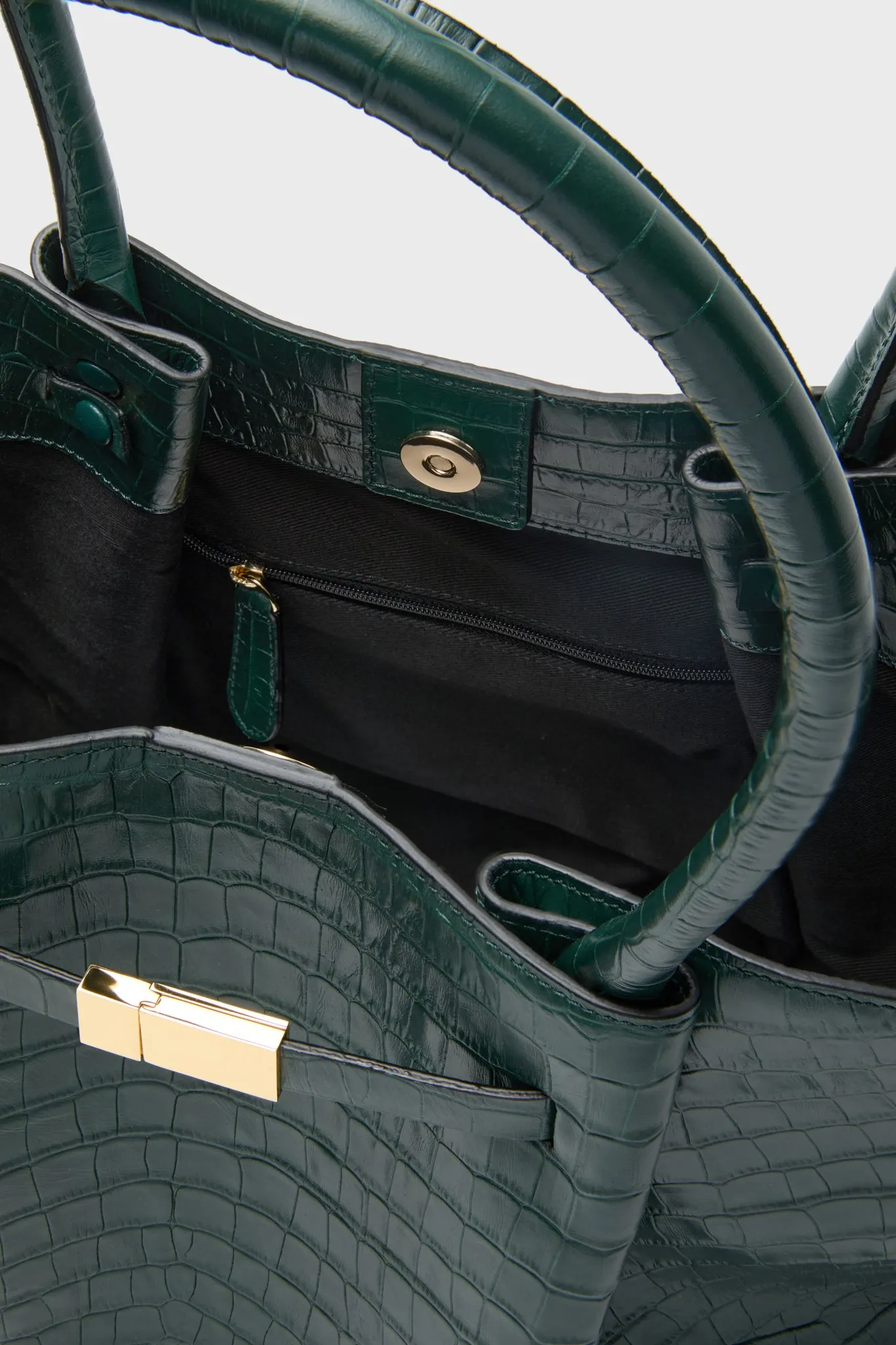 Forest Green Croc New York Bag sold by Tuckernuck product image thumbnail 5
