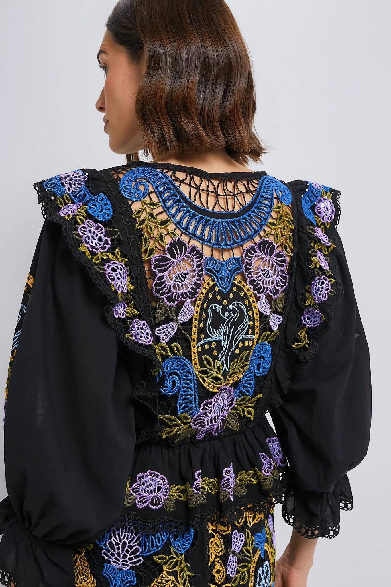 Black Richelieu Blouse sold by Tuckernuck product image thumbnail 4