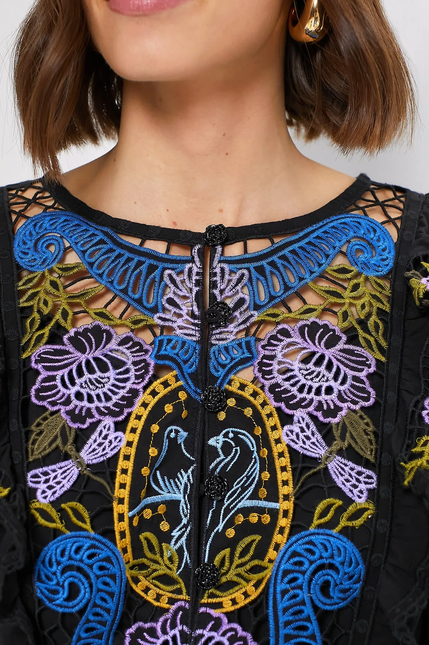 Black Richelieu Blouse sold by Tuckernuck product image thumbnail 5