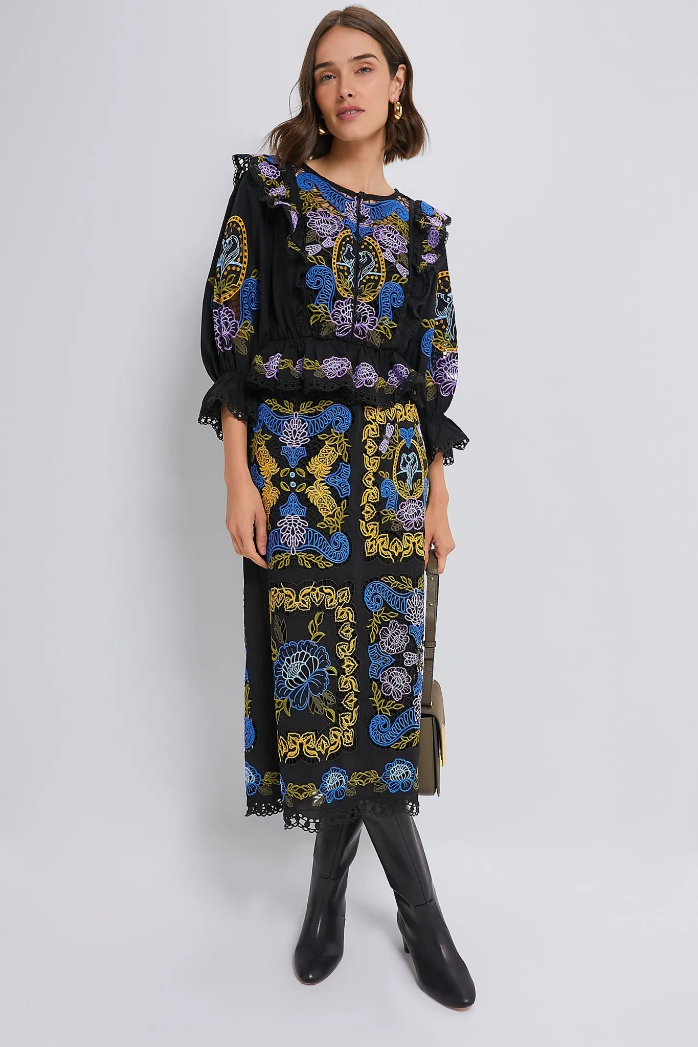 Black Richelieu Blouse sold by Tuckernuck product image thumbnail 2