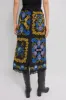 Black Richelieu Midi Skirt sold by Tuckernuck
