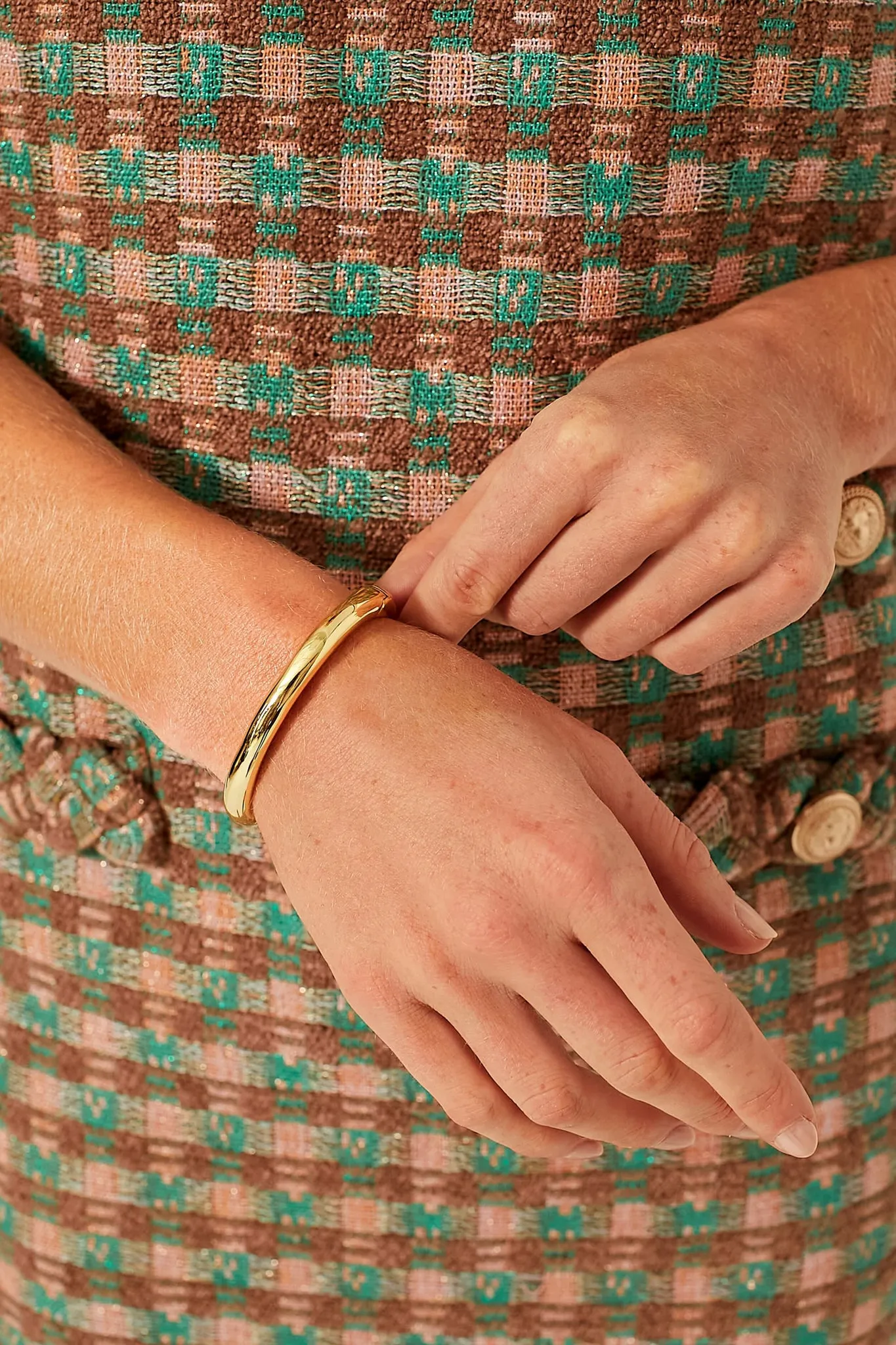 Gold Classic Bangle Bracelet sold by Tuckernuck product image thumbnail 2