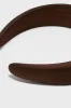 Chocolate Brown Padded Headband sold by Tuckernuck