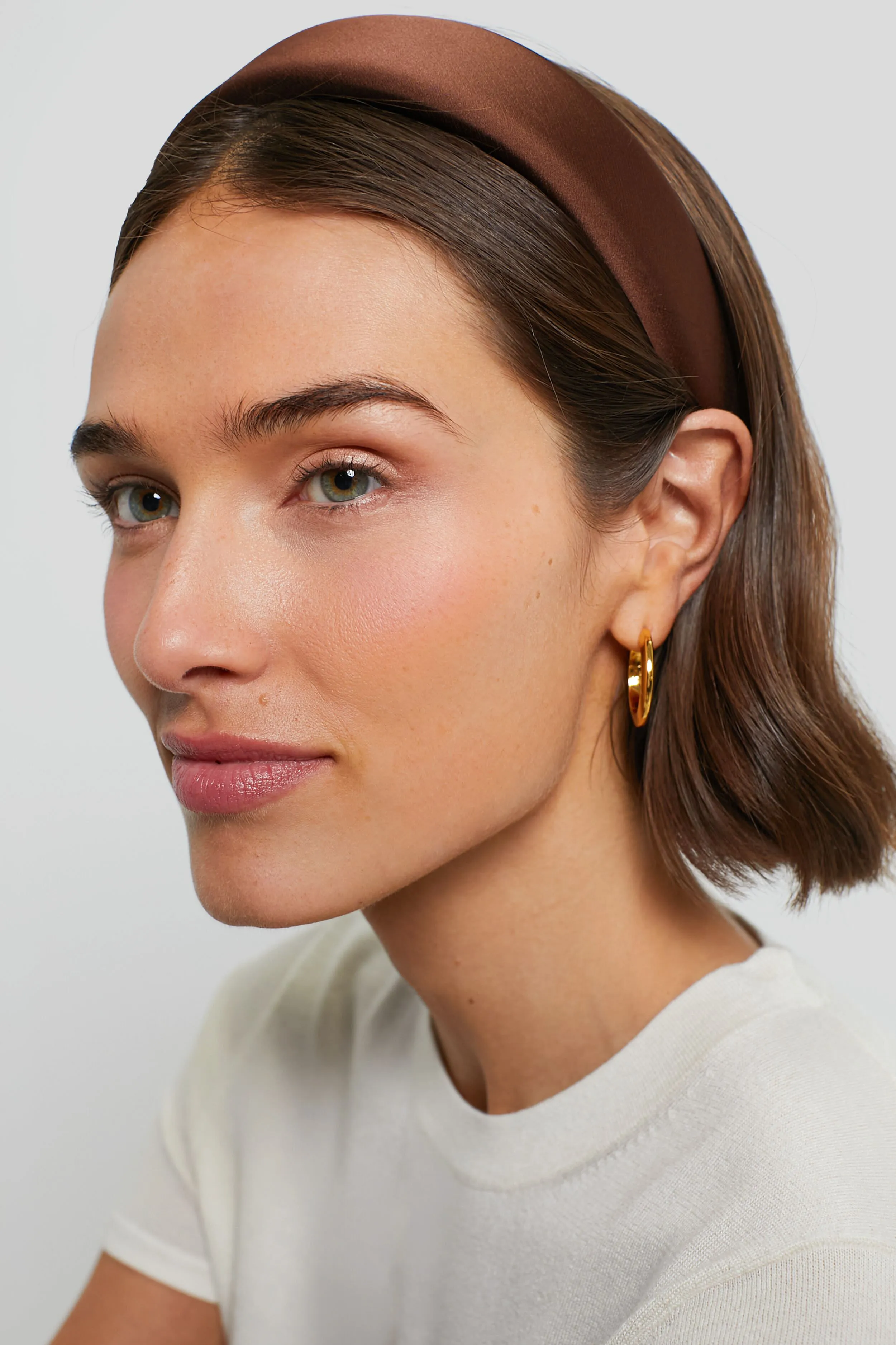 Chocolate Brown Padded Headband sold by Tuckernuck product image thumbnail 2