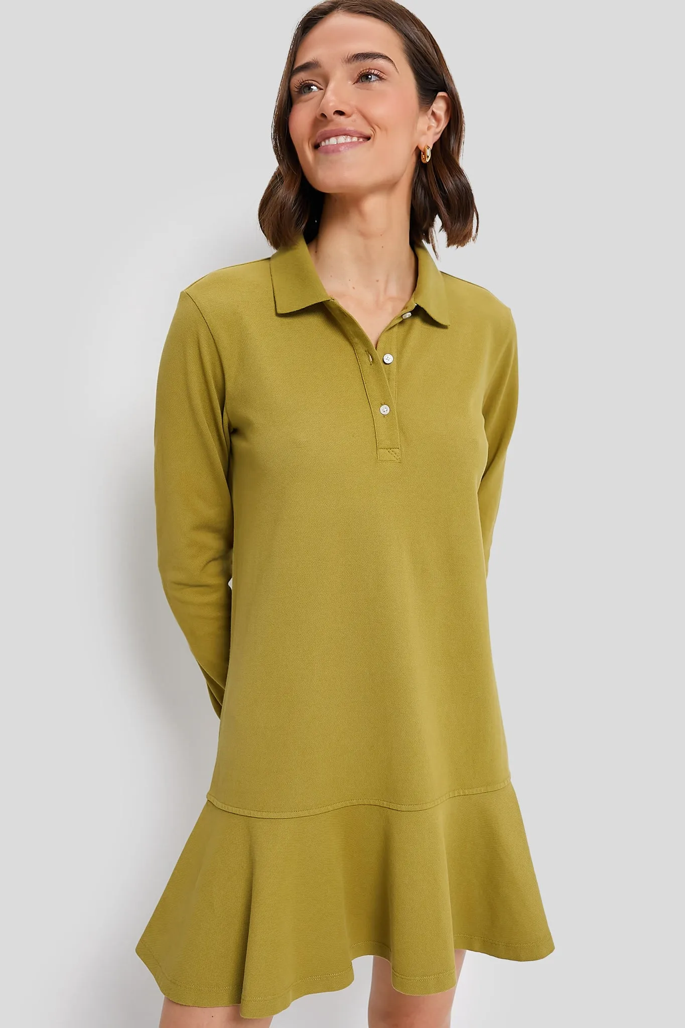 Woodbine Long Sleeve Pique May Polo Dress sold by Tuckernuck product image thumbnail 2