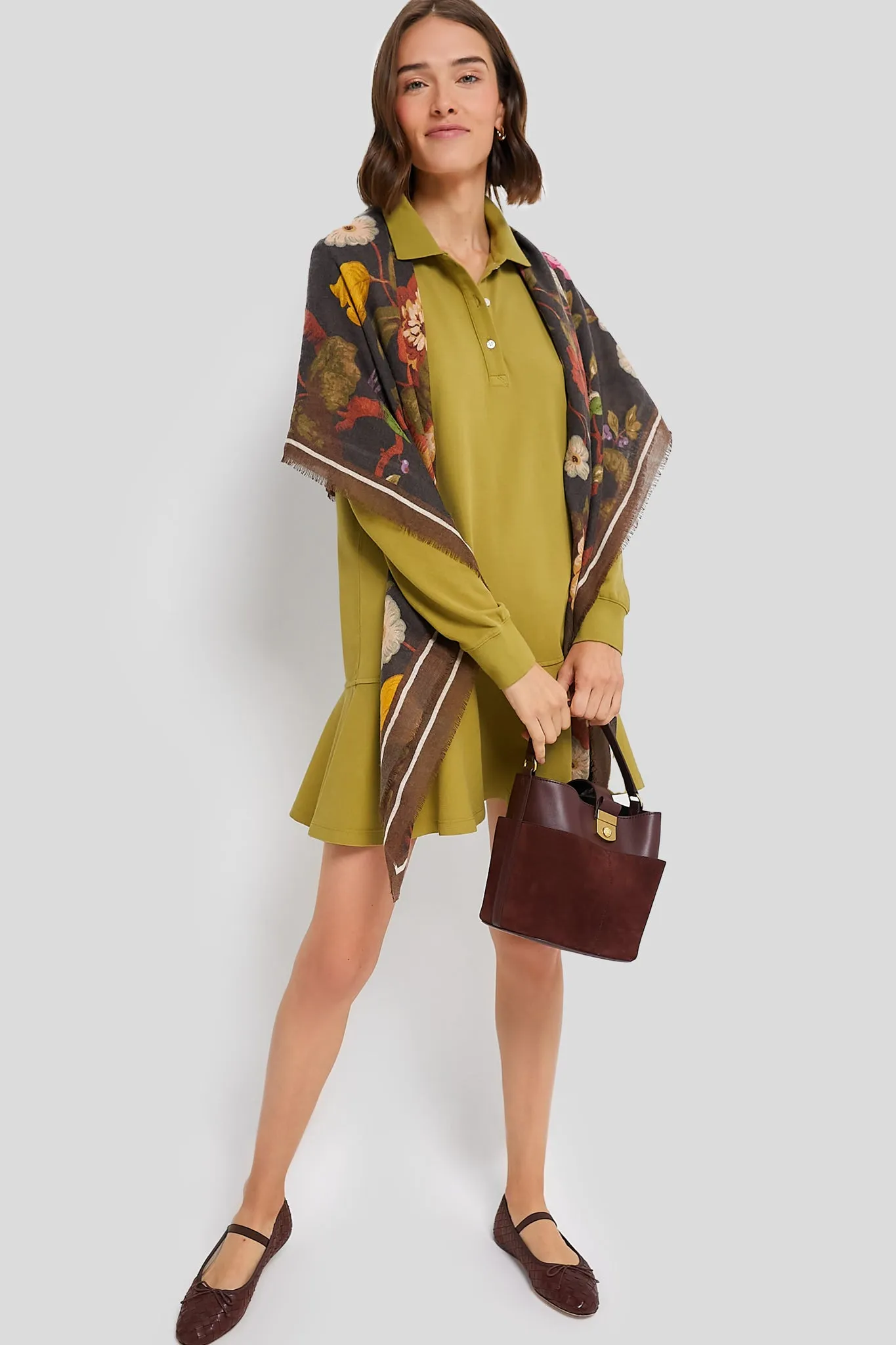 Woodbine Long Sleeve Pique May Polo Dress sold by Tuckernuck