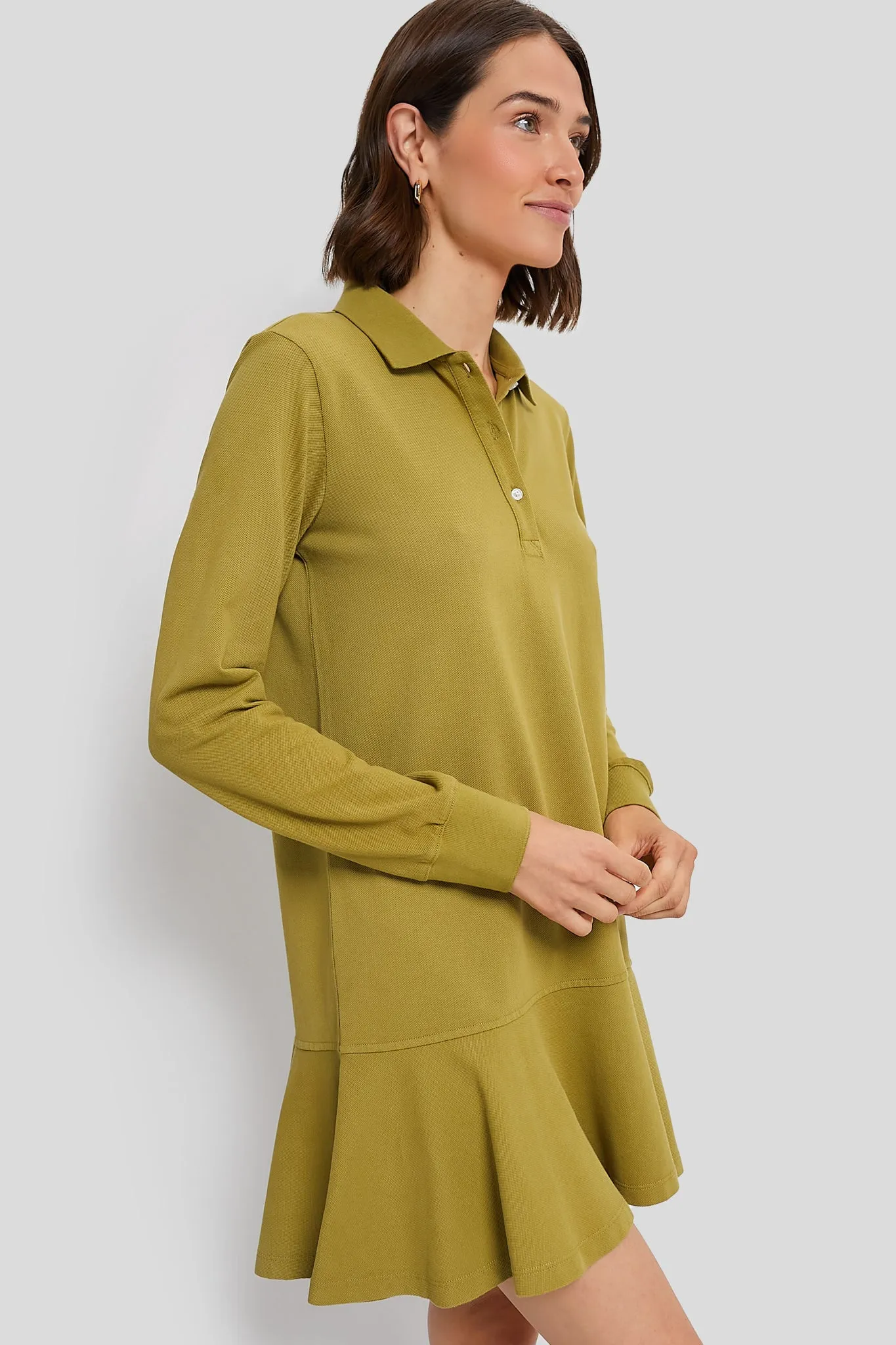 Woodbine Long Sleeve Pique May Polo Dress sold by Tuckernuck product image thumbnail 3