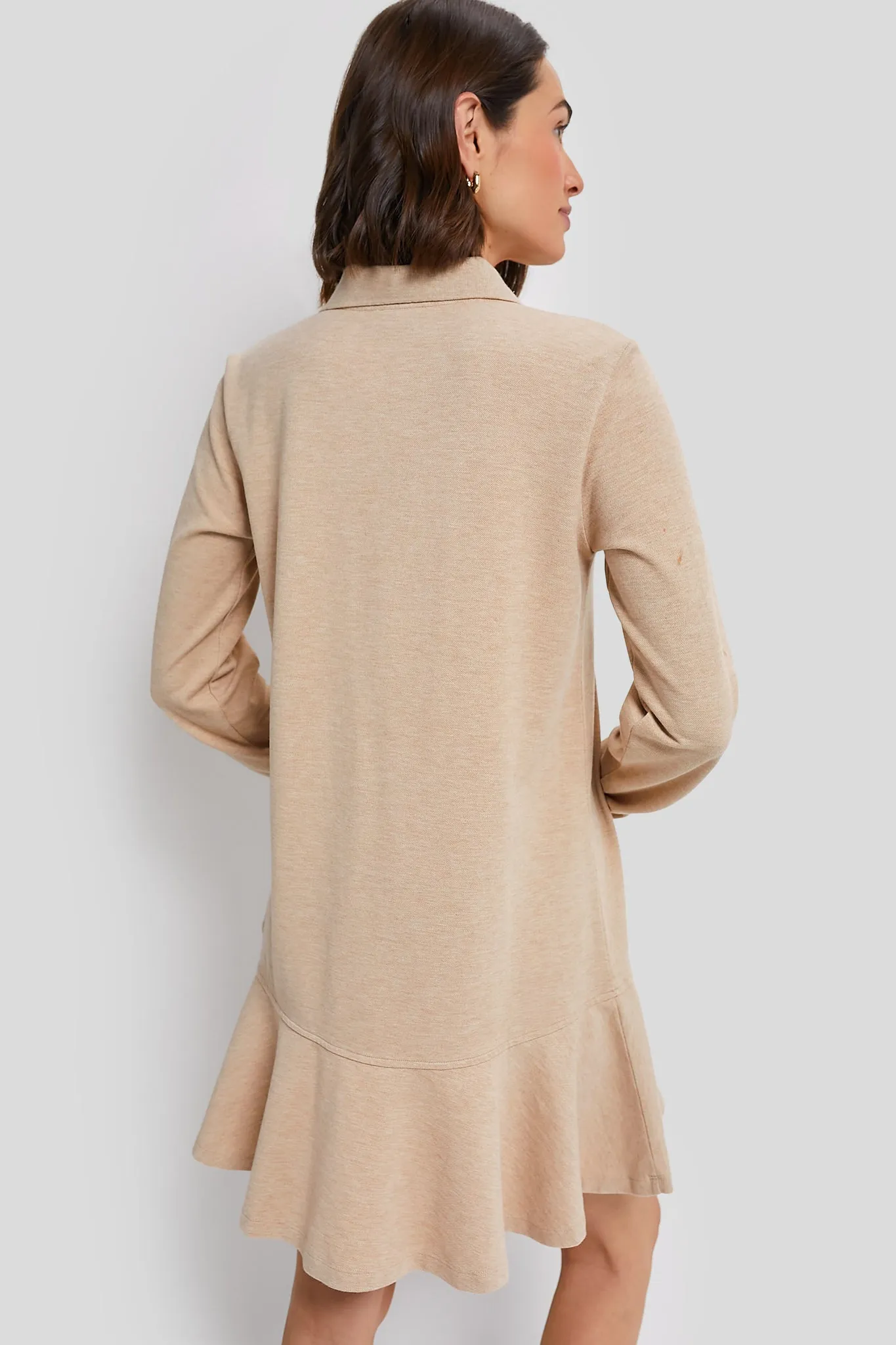 Sandstone Long Sleeve Pique May Polo Dress sold by Tuckernuck product image thumbnail 4