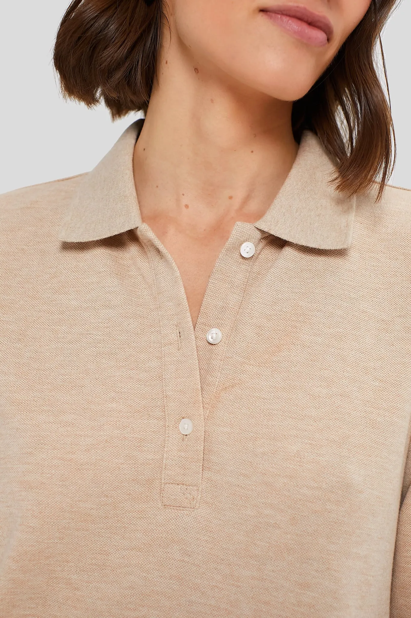 Sandstone Long Sleeve Pique May Polo Dress sold by Tuckernuck product image thumbnail 5