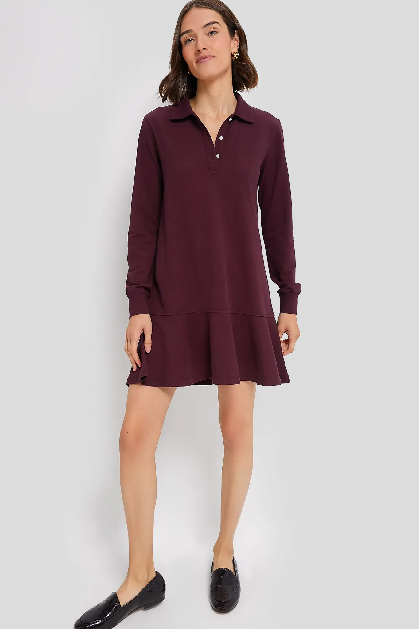 Winetasting Long Sleeve Pique May Polo Dress sold by Tuckernuck product image thumbnail 2