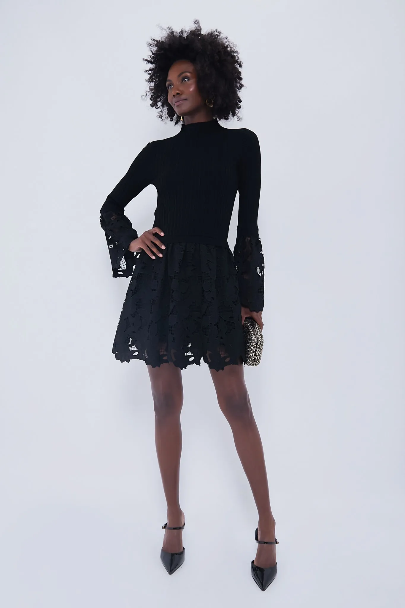 Black Matilde Mini Dress sold by Tuckernuck product image thumbnail 2