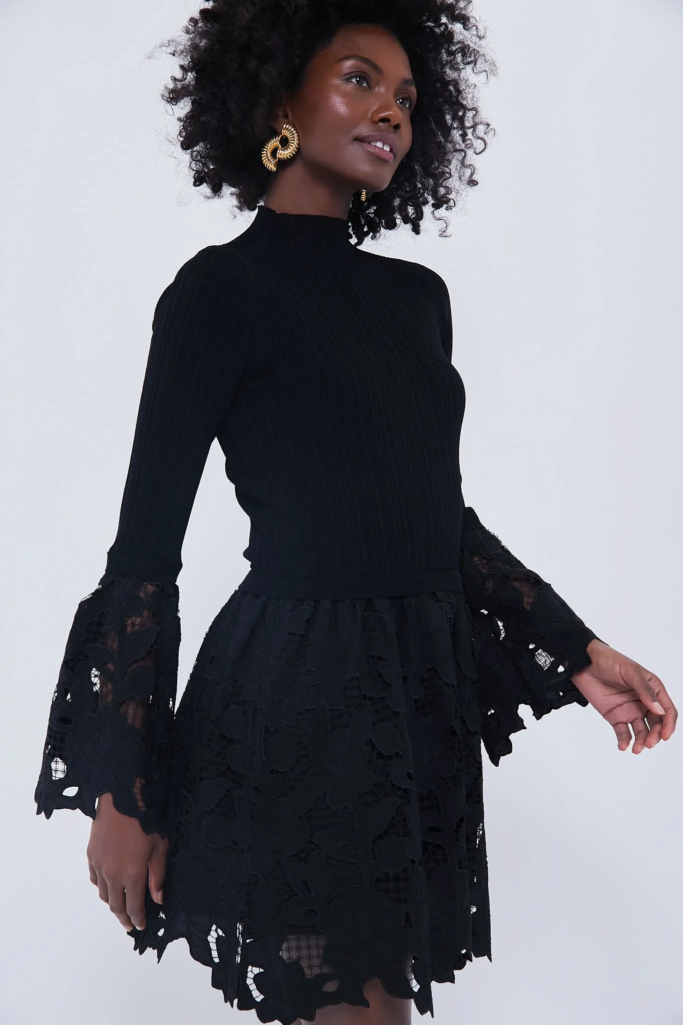 Black Matilde Mini Dress sold by Tuckernuck product image thumbnail 3