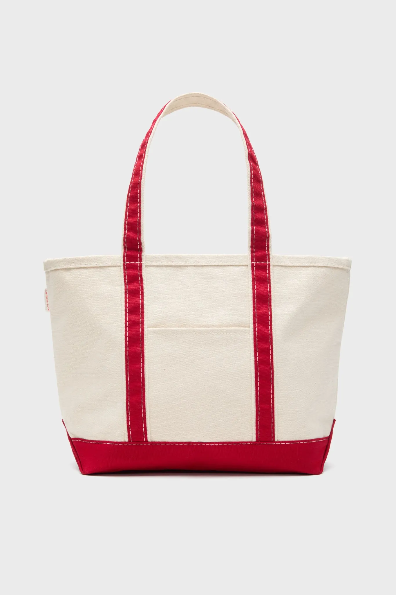 Red Medium Canvas Tote sold by Tuckernuck