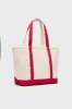 Red Medium Canvas Tote sold by Tuckernuck