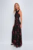 Persimmon Floral Chiffon Eloise Dress sold by Tuckernuck